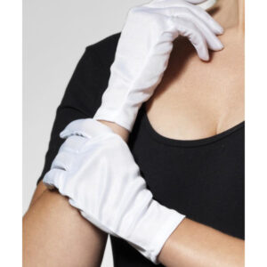 Short White Gloves
