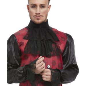 Cravat & Cuff Set, Black