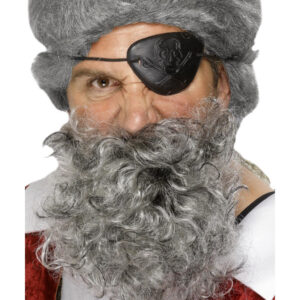 Deluxe Pirate Beard, Light Grey