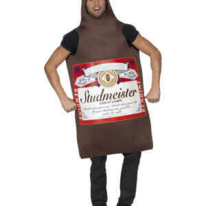 Studmeister Beer Bottle Costume, Brown