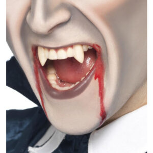 Smiffys Make-Up FX, Vampire Fang Tooth Caps, White