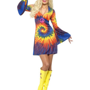 60s Tie Dye Costume, Psychedelic