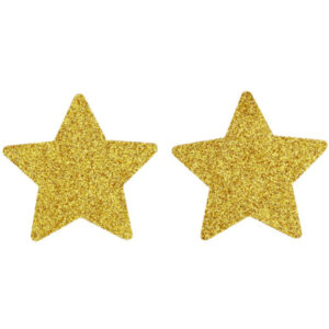 Fever Glitter Star Nipple Pasties, Gold