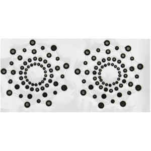 Fever Gem Nipple Sticker, Black