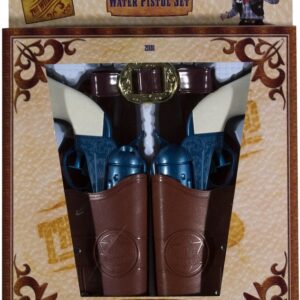 Western Water Pistol, Holsters & Belt, Blue