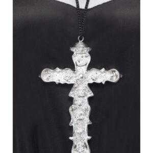 Ornate Cross Pendant, Silver
