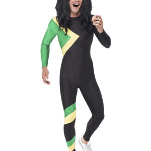 Jamaican Hero Costume, Black