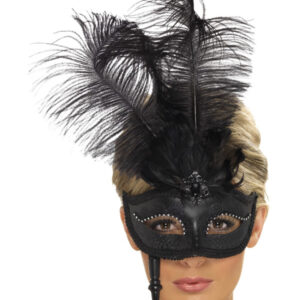 Baroque Fantasy Eyemask, Black