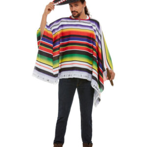 Poncho, Multi-Coloured