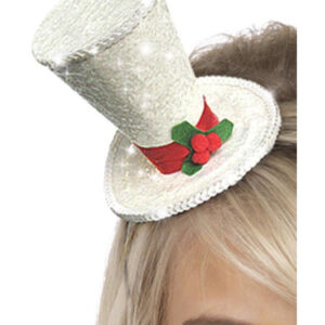 Mini Top Hat, White