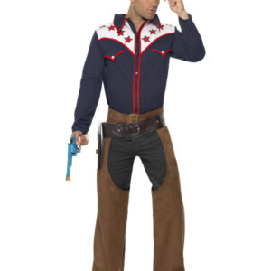 Rodeo Cowboy Costume, Blue