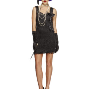 Fever Flapper Foxy Costume, Black