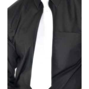 Deluxe White Gangster Tie, White