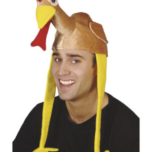 Gobbler Bonnet Turkey Hat, Brown
