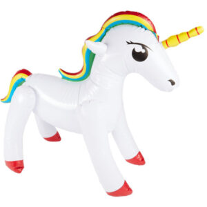 Inflatable Unicorn, White