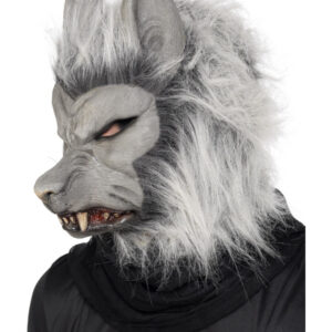 Werewolf Latex Mask, Grey