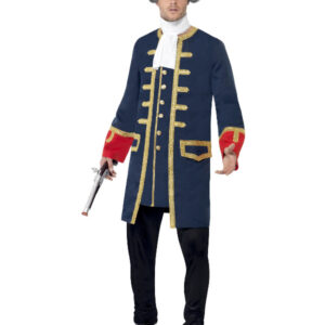 Pirate Commander Costume, Blue
