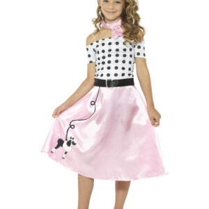 50s Poodle Girl Costume, Pink