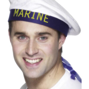 Marine Sailors Hat, White