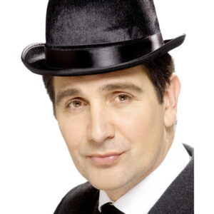 Tales of Old England Derby Bowler Hat, Black