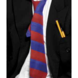 School Tie, Red & Blue