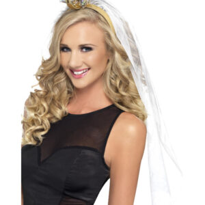 Hen Night Ring Headband, White
