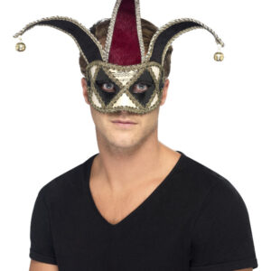 Gothic Venetian Harlequin Eyemask, Multi-Coloured