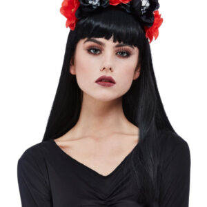 Skull Roses Headband
