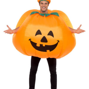 Pumpkin Inflatable Costume, Orange
