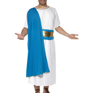 Roman Senator Costume, Blue & White