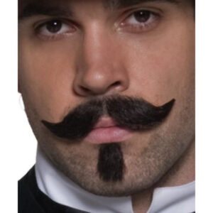 Authentic Western Gambler Moustache, Brown