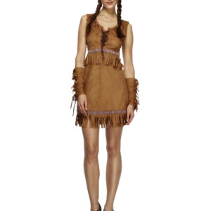 Fever Pocahontas Costume, Brown
