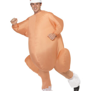 Inflatable Roast Turkey Costume, Nude