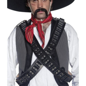 Authentic Western Leather Bandolier Bullet Belts