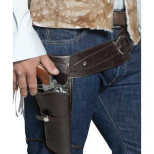 Authentic Western Wandering Gunman Belt & Holster,