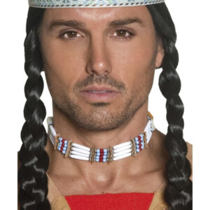 Native American Inspired Choker, White