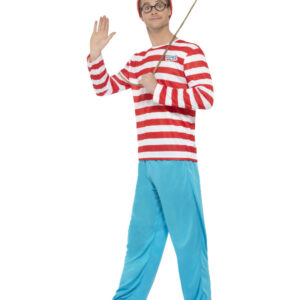 Where's Wally? Costume, Red & White