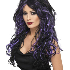 Gothic Bride Wig, Purple