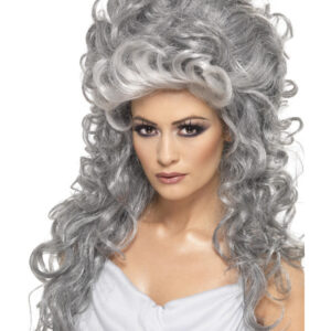 Medeia Witch Beehive Wig, Grey