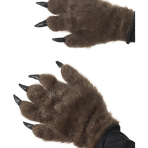 Hairy Monster/Animal Hands, Brown