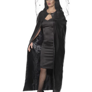 Deluxe Witch Cape, Black