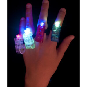 Multi Colour, Multi Flashing Finger Lights, Assort