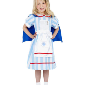 Vintage Nurse Costume, Blue