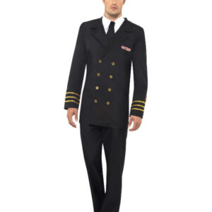Navy Officer Costume, Black