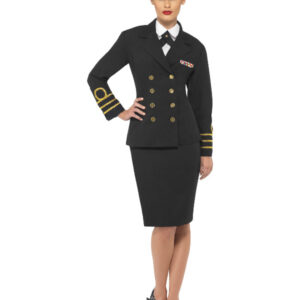 Navy Officer Costume, Black