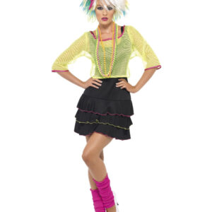 80s Pop Tart Costume, Black & Yellow