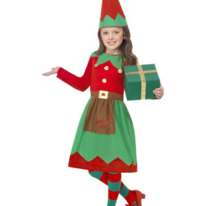 Santa's Little Helper Costume, Red & Green