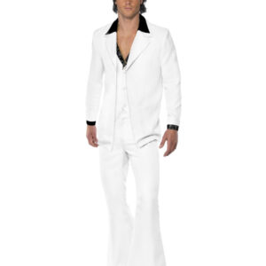 70s Suit Costume, White