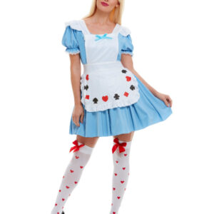 Deck of Cards Girl Costume, Blue