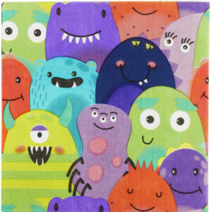 Monster Tableware, Party Napkins x8